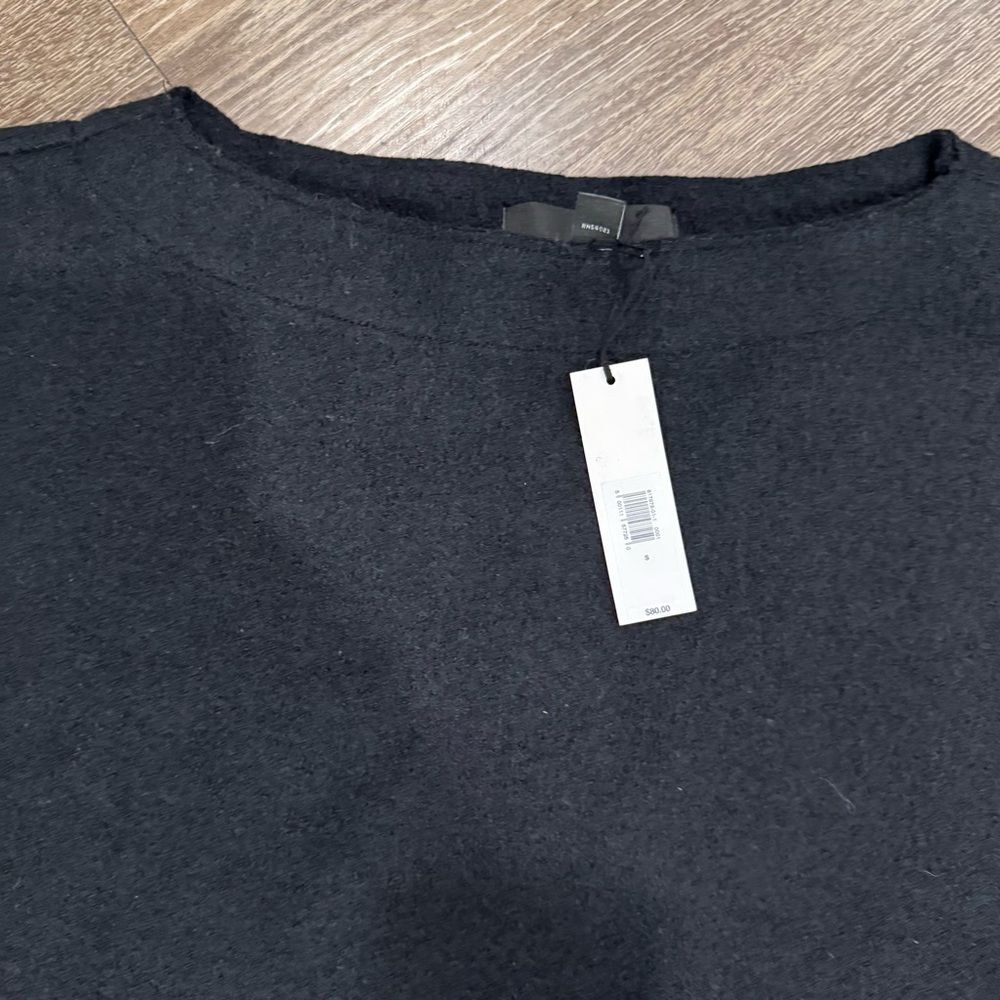 Banana Republic Black boatneck wool top black size s - Picture 3 of 7